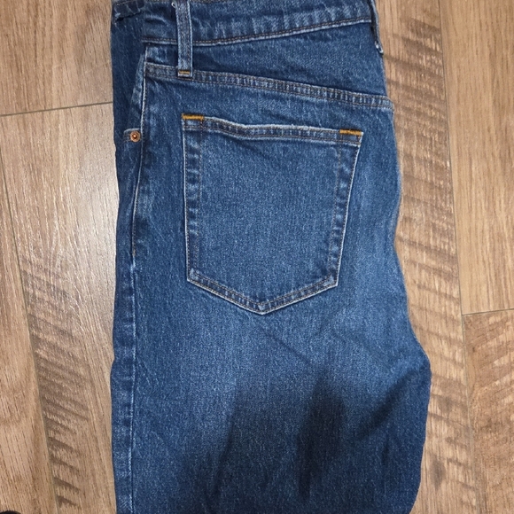 Abercrombie & Fitch Dark Blue Straight Leg Jeans - Picture 4 of 4